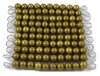 Montessori Material Hunderterkette Rechenkette goldenes Perlenmaterial 10mm NEU